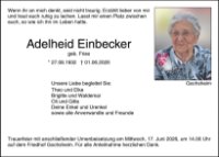 eine Anzeige